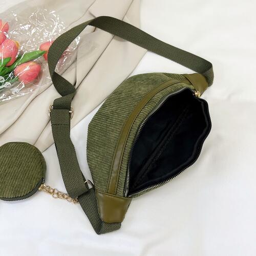 My Sidekick Small Corduroy Sling Bag