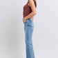 Judy Blue Tiffany Raw Hem High Rise Bootcut Jeans