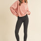 Yelete Conquer The Cold Fleece Lined High Waisted Leggings in Black