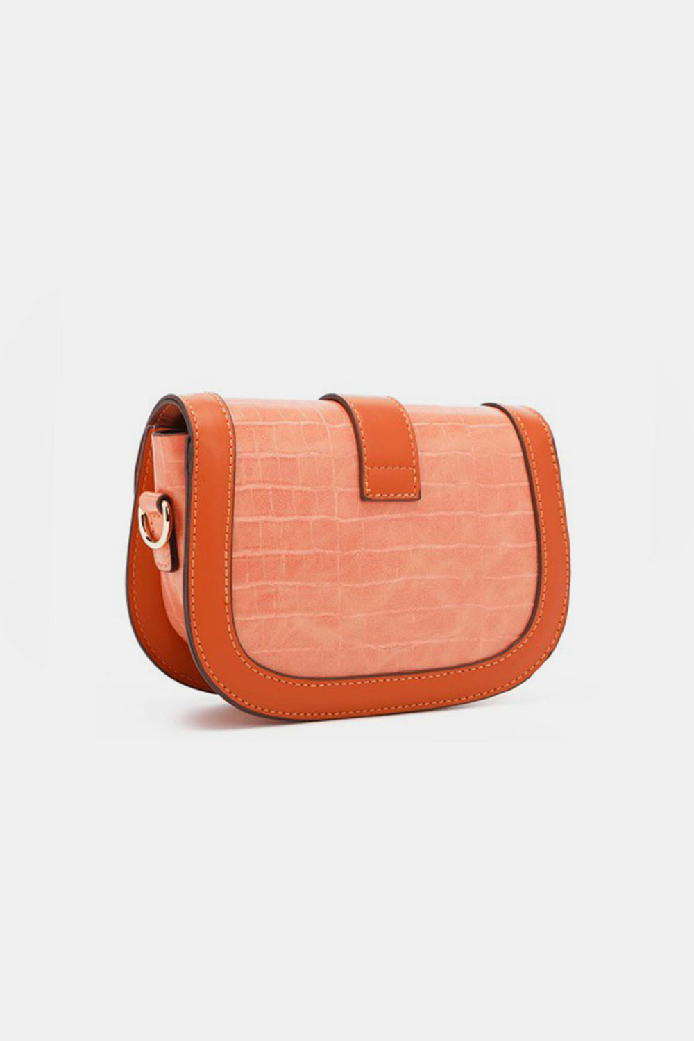 Nicole Lee USA Carrying A Great Mood Croc Embossed Crossbody Bag