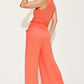 Basic Bae A Fresh Start Ribbed Tank and Wide Leg Pants Set