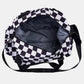 Zenana By My Side Checkered Multi-Pocket Travel Bag