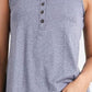 Ninexis Take Me Away Square Neck Half Button Tank