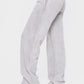 Mono B My Perfect Partner Elastic Waist Fleece Pants with Pockets in Light Gray