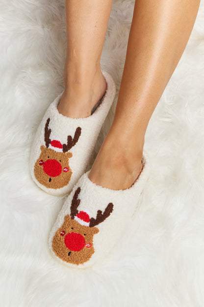 Melody Rudolph Plush Slide Slippers