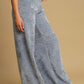 Umgee Breezy and Beautiful Elastic Waist Wide Leg Pants in Light Blue