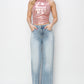 Risen Nadia High Rise Wide Leg Jeans