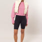HYFVE Puff It Up Pocketed Solid Vest Coat in Cream