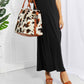 Relax, Recharge, Repeat Animal Print Plush Weekender Bag