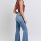Judy Blue Tiffany Raw Hem High Rise Bootcut Jeans
