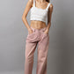 POL Autumn Embellishments Gradient Wide Leg Pants in Dusty Pink