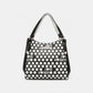 Nicole Lee USA Love Nikky Contrast Polka Dot Handbag