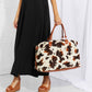 Relax, Recharge, Repeat Animal Print Plush Weekender Bag