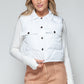 Snobbish Quilted and Cute Snap Down Quilted Crop Vest