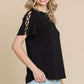 Culture Code Darling Delights Crisscross Short Sleeve T-Shirt