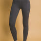 Love Tree In Slay Mode High Waist Leggings with Side Pockets in Dark Gray