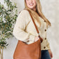 SHOMICO Carrying Heartstrings Weaved Vegan Leather Handbag