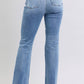 Judy Blue Tiffany Raw Hem High Rise Bootcut Jeans