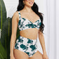 Marina West Swim Take A Dip Twist High-Rise Bikini in Forest