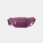 Zenana Own The Day Quilted Multi Pocket Waist Belt Bag