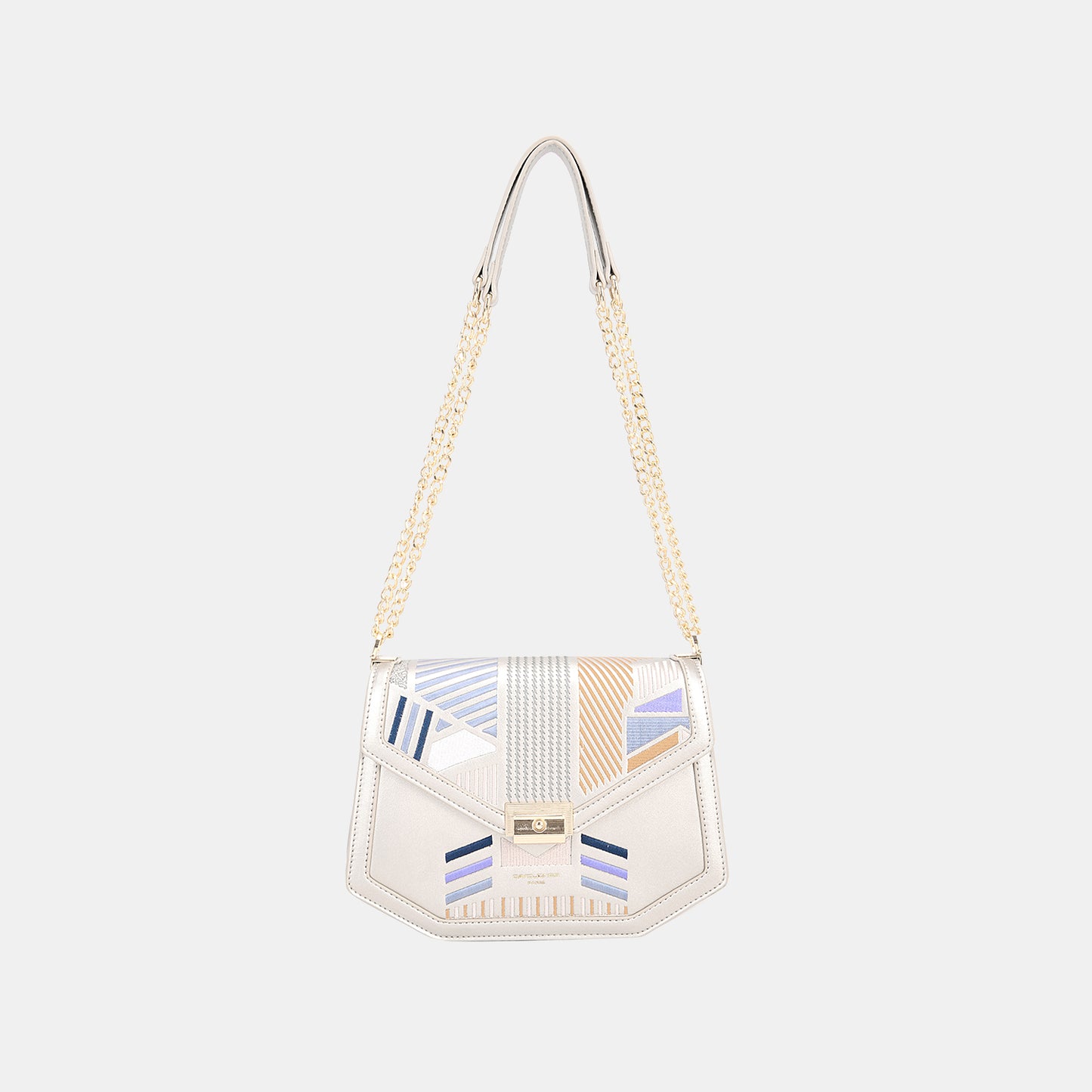 David Jones I Go Anywhere Geometric Print Crossbody Bag