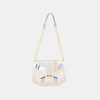 David Jones I Go Anywhere Geometric Print Crossbody Bag