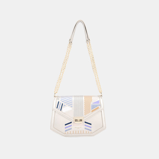 David Jones I Go Anywhere Geometric Print Crossbody Bag