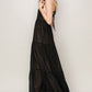 HYFVE Perfect Paradise Halter Neck Cover Up Maxi Dress in Black