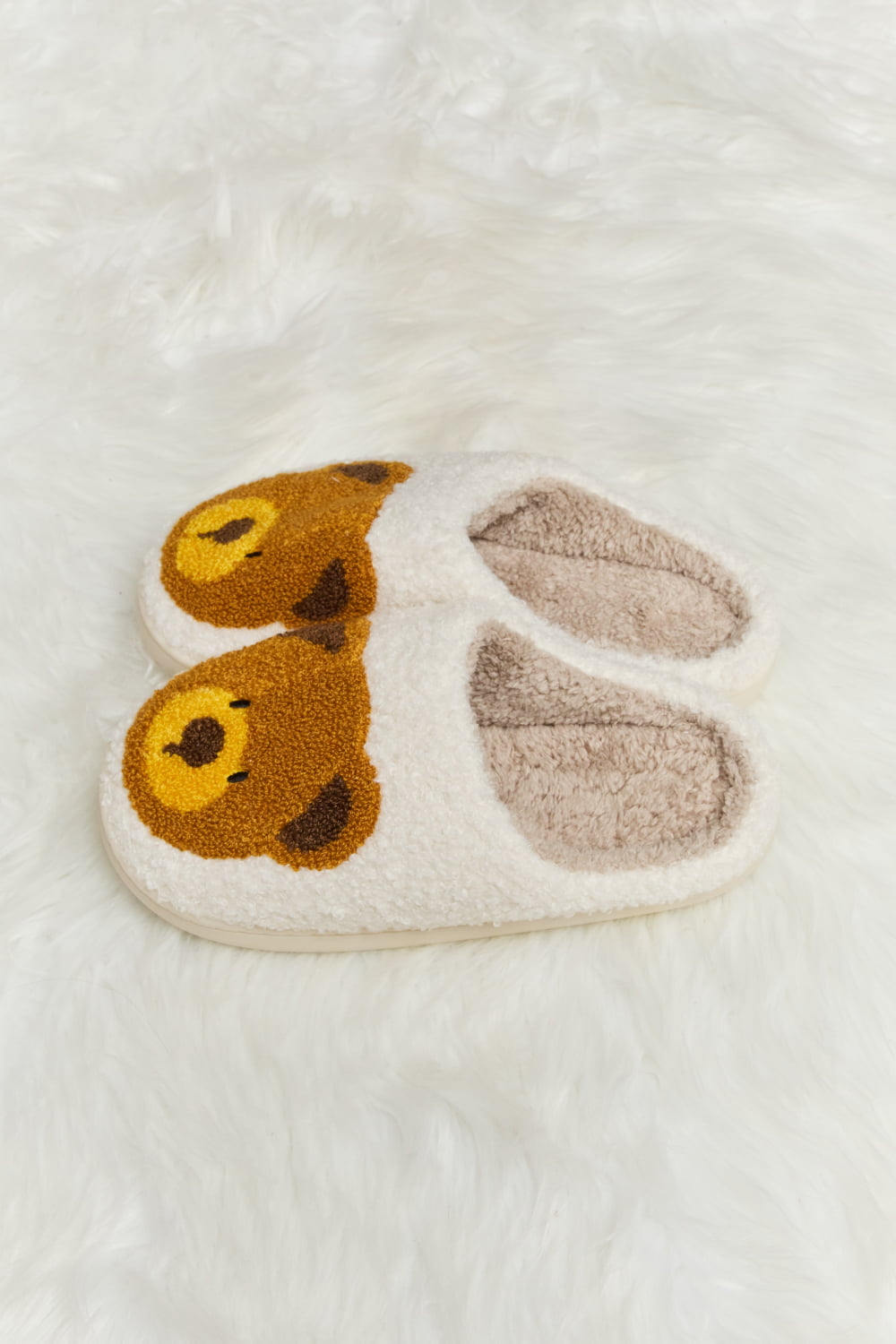 Melody My Teddy Bear Plush Slide Slippers