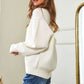 Davi & Dani Garden on my Sleeve Flower Embroidered Button Up Long Sleeve Cardigan