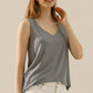 Ninexis Basically Chic V-Neck Curved Hem Tank