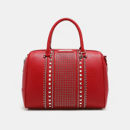 Nicole Lee USA Avery Studded Boston Bag