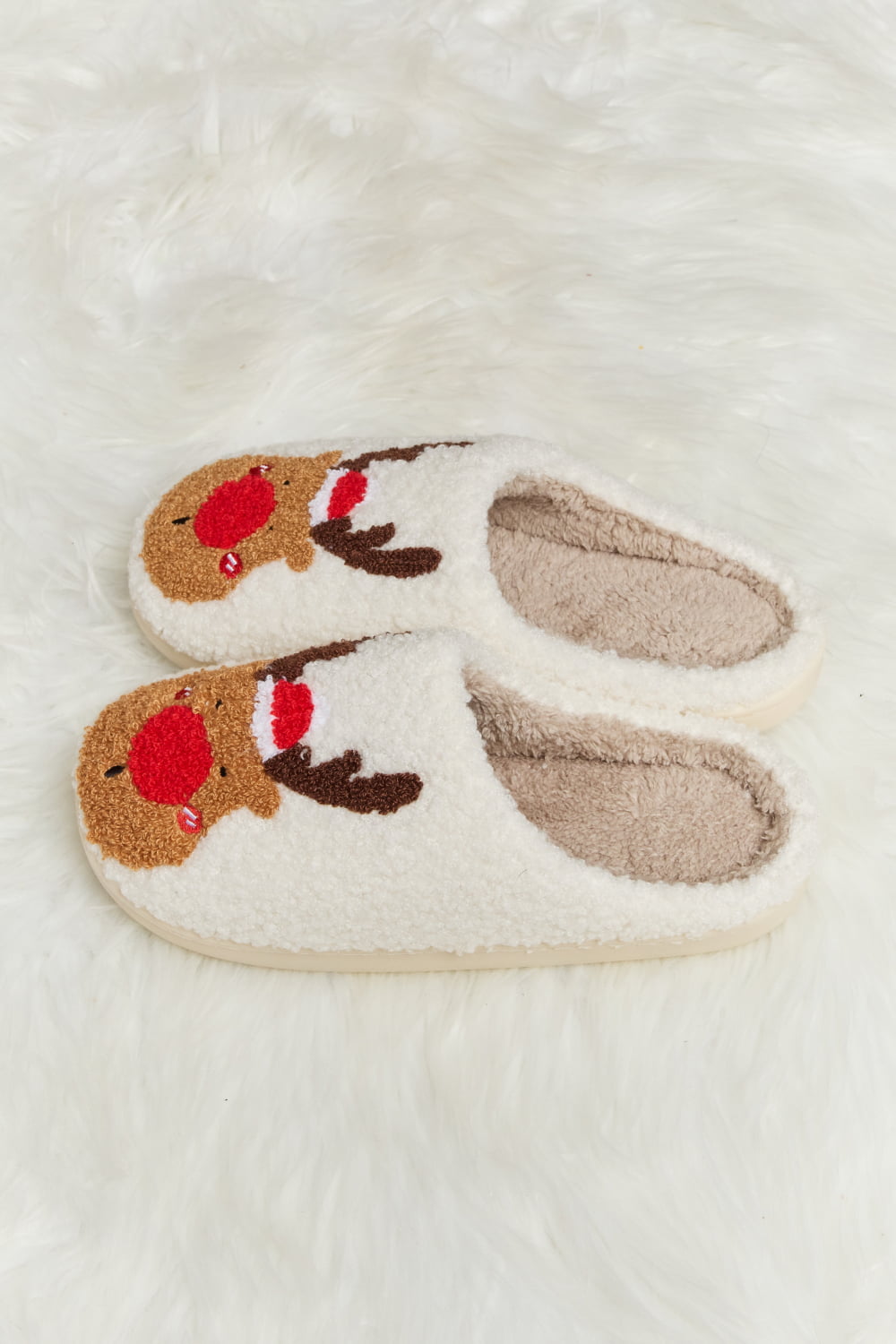 Melody Rudolph Plush Slide Slippers