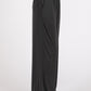 Mittoshop Living for the Flow Stretch Banded Waist Wide Leg Pants with Pockets in Black