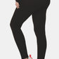 Zenana Friend In Me Turtleneck Top and Leggings Lounge Set in Black