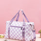 Zenana By My Side Checkered Multi-Pocket Travel Bag