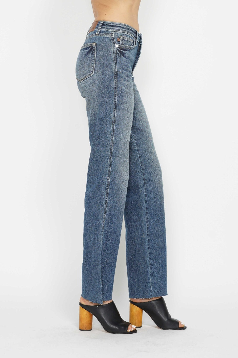 Judy Blue Piper Tummy Control Straight Jeans