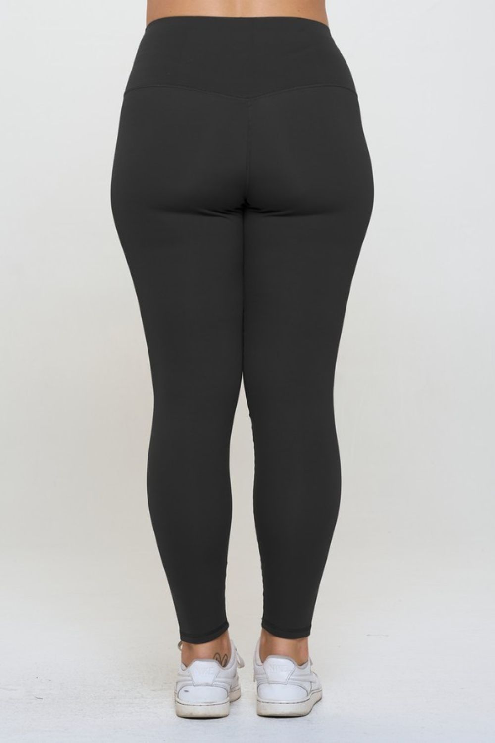 Yelete Conquer The Cold Fleece Lined High Waisted Leggings in Black