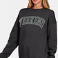 Zenana WEEKEND Dropped Shoulder Sweatshirt