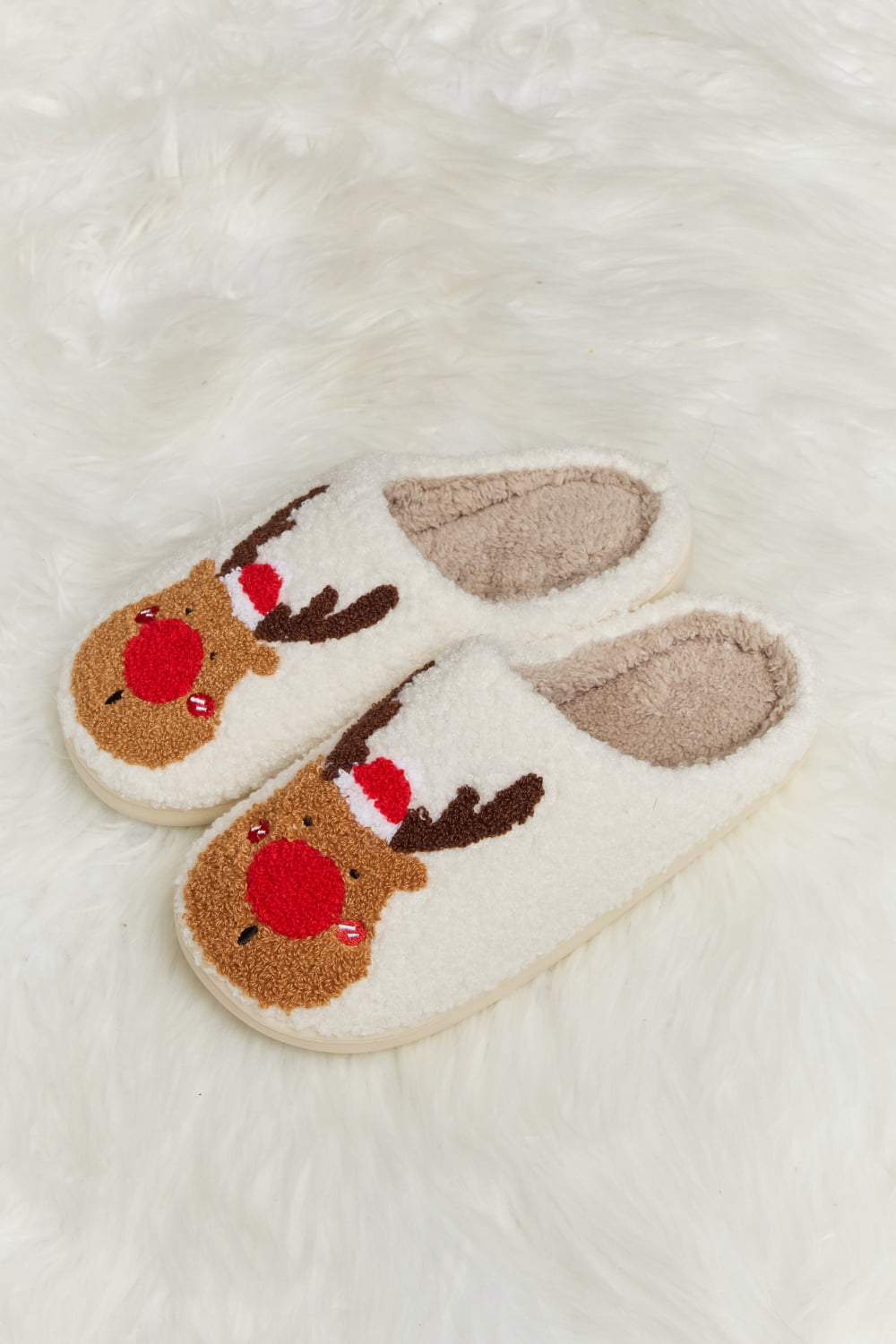 Melody Rudolph Plush Slide Slippers