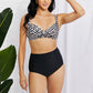 Marina West Swim Take A Dip Twist High-Rise Bikini in Leopard