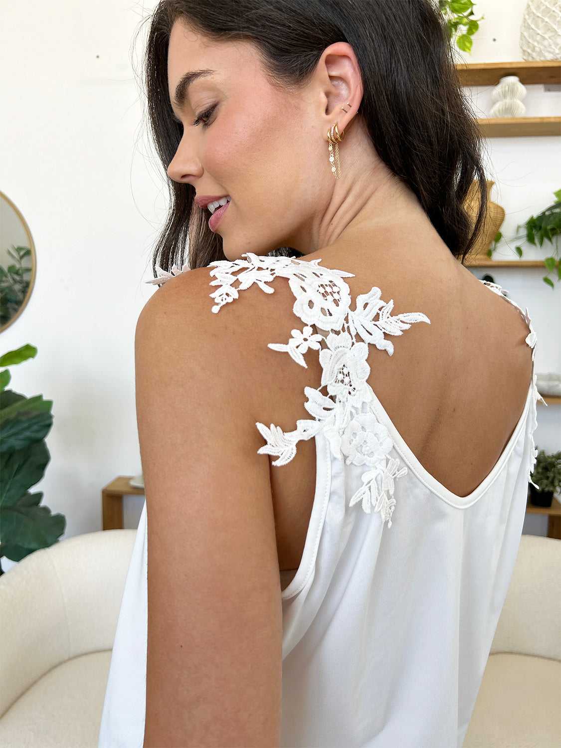 Lacey Girl Scoop Neck Tank Top