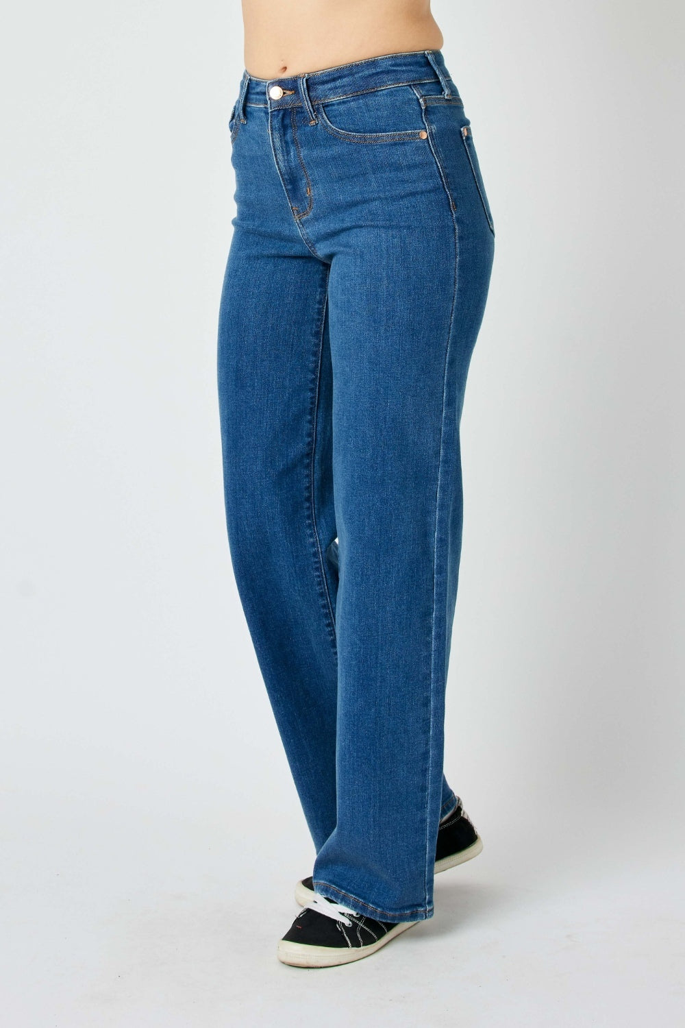 Judy Blue Theresa High Rise Straight Jeans