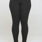 Yelete Conquer The Cold Fleece Lined High Waisted Leggings in Black