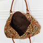 Peace Out Animal Print Brushed Weekender Bag