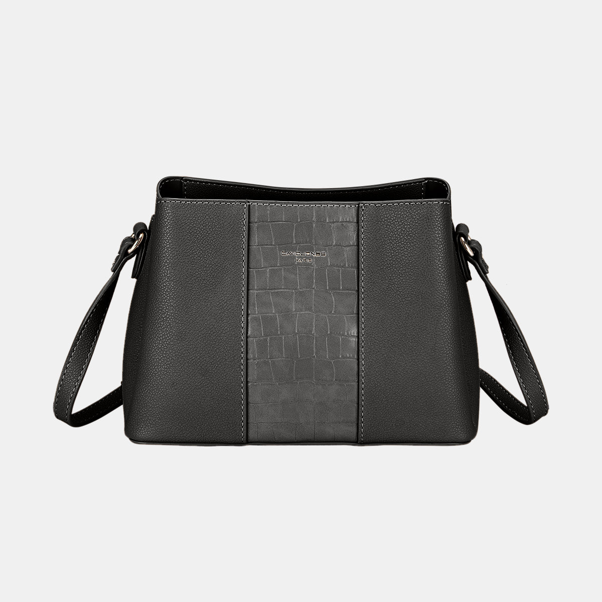 David Jones My Signature PU Leather Crossbody Bag