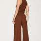 Basic Bae A Fresh Start Ribbed Tank and Wide Leg Pants Set