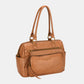 David Jones Doing The Most Zipper PU Leather Handbag