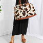 Relax, Recharge, Repeat Animal Print Plush Weekender Bag