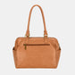 David Jones Doing The Most Zipper PU Leather Handbag